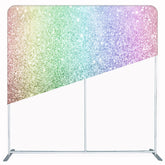 Rainbow Color Glitter Fabric Double Sided Backdrop - Layoris